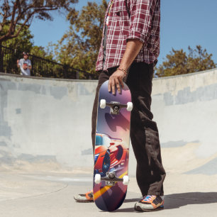 Pink Supercar Skateboard