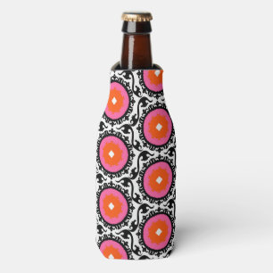 Pink Suzani Pattern Bottle Cooler