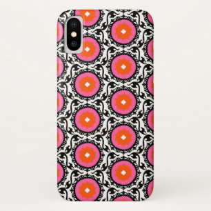 Pink Suzani Pattern iPhone X Case