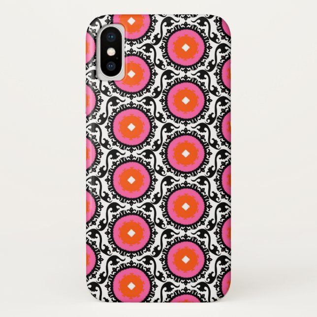 Pink Suzani Pattern Case-Mate iPhone Case (Back)