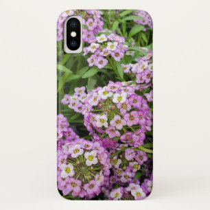 pink sweet alyssum iPhone x case