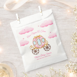Pink Sweet Fairy Princess Carriage Baby Shower  Favour Bags