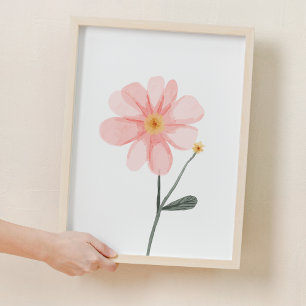 Pink Sweet Flower Nursery Decor