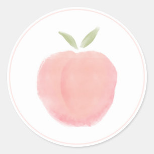 Pink Sweet Little Peach Sticker 