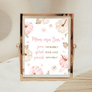 Pink Sweet Little Pumpkin Mum Osa Bar Sign