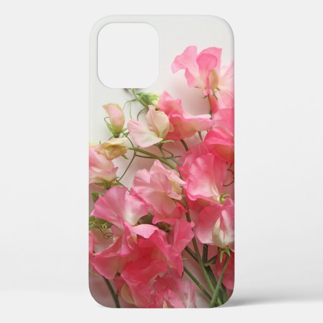 Pink sweet pea bouquet Case-Mate iPhone case (Back)