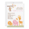 Pink Sweet Safari Invitations