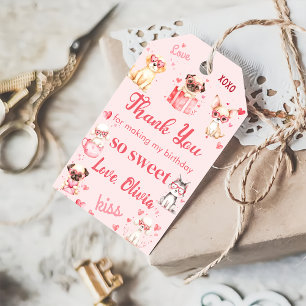 Pink Sweetheart Valentine Birthday Gift Tag