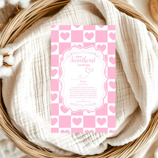Pink Sweetheart Valentine's Day Books for Baby Enclosure Card (Creator Uploaded)