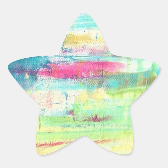 Pink Swipe Art Stickers (Front)