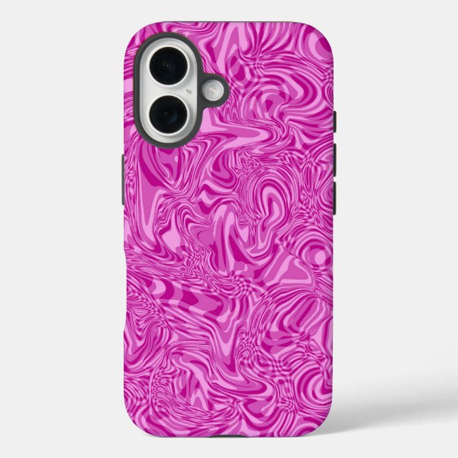 Pink Swirl Case-Mate iPhone Case (Back)