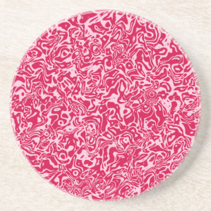 Pink Swirl Coaster