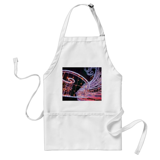 Pink swirl standard apron (Front)