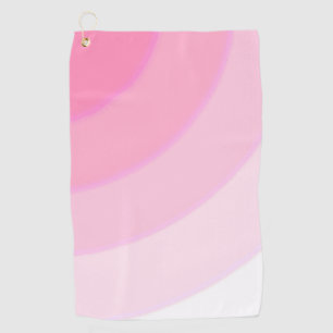 Pink Swirls  Golf Towel