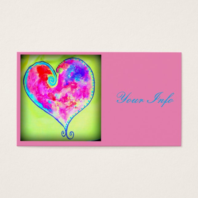 pink swirly heart (Front)