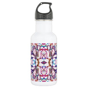 Pink Symmetrical Pattern 532 Ml Water Bottle