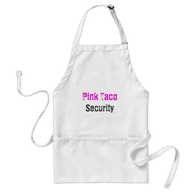 Pink Taco, Security Standard Apron (Front)