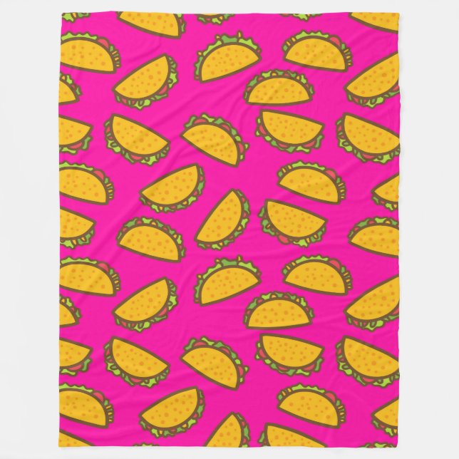 pink tacos blanket (Front)