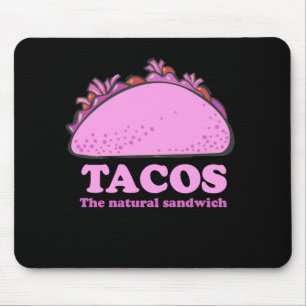 PINK TACOS MOUSE MAT