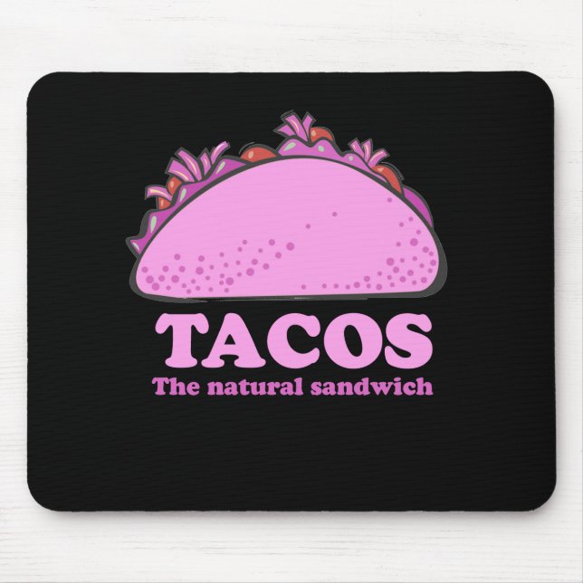 PINK TACOS MOUSE MAT (Front)