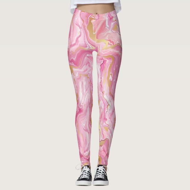 Pink Taffy Leggings (Front)