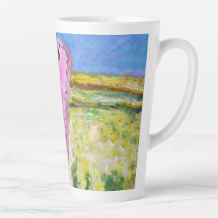 Pink Tag Latte Mug