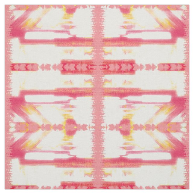 Pink Tapestry Abstract Fabric (Swatch)