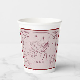 Pink Tarot Baby Shower  Paper Cups