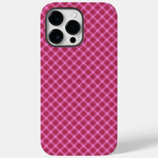 Pink tartan Case-Mate iPhone 14 pro max case