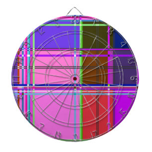 Pink tartan Fabric Pattern Cloth Madras Dartboard