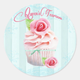 Pink Tea Rose Envelope or Gift Seals