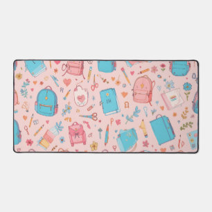Pink Teacher Desk Mat, Classroom Decor Desk Mat, T Mat