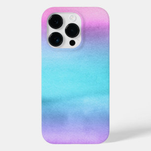 Pink Teal Purple Watercolor Case-Mate iPhone 14 Pro Case