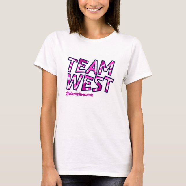 PINK TEAM WEST T-Shirt (Front)