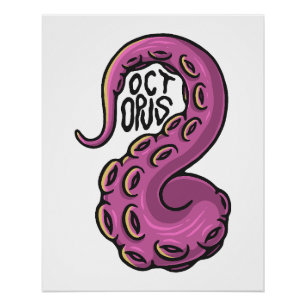 Pink Tentacle Poster