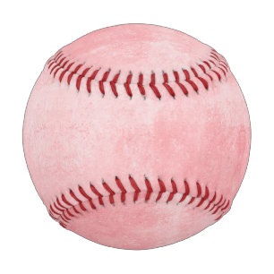 Pink Textured Pattern Baseball
