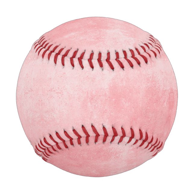 Pink Textured Pattern Baseball (Front)