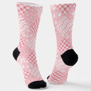 Pink Textures Socks