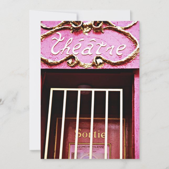 PINK THEATRE INVITE ~EZ2 CUSTOMIZE THEATER PLAY (Front)