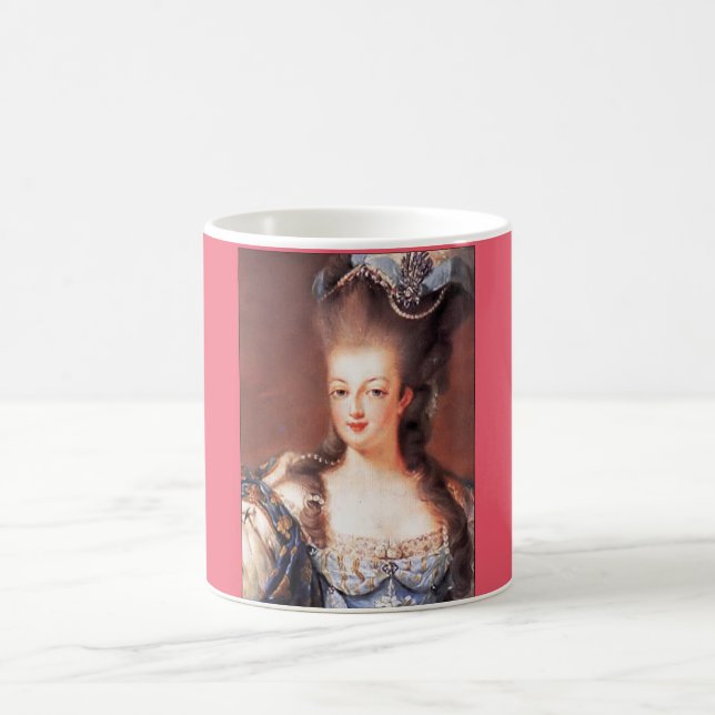 Pink Theme Paris French Marie Antoinette Mug (Center)