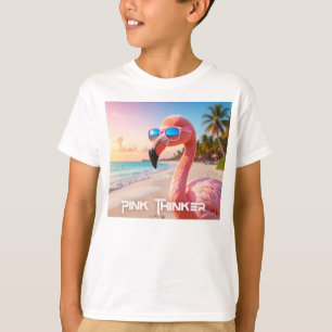 PINK THINKER - Flamingo PINK T-Shirt