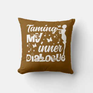 Pink Throw Pillow Inner Child & Healing Cushion