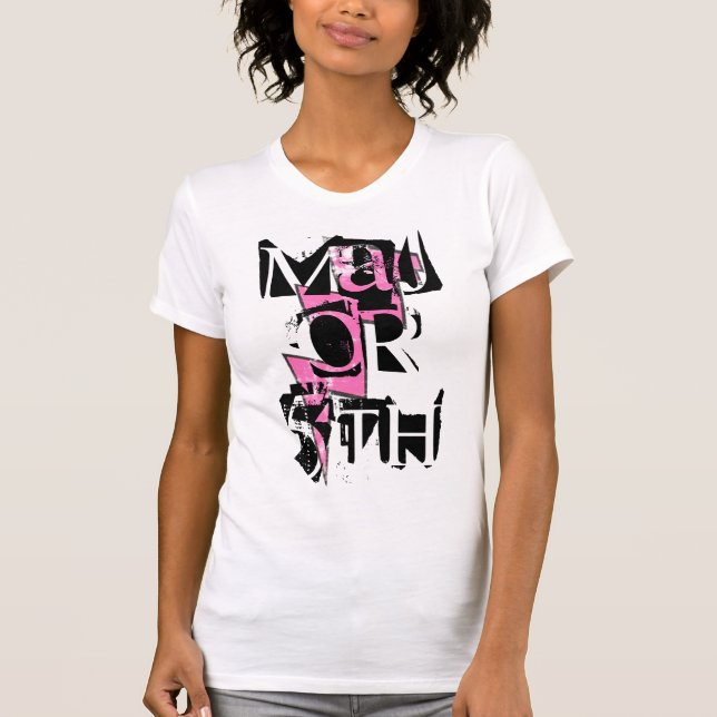 Pink Thunder Major 5th T-Shirt (Front)