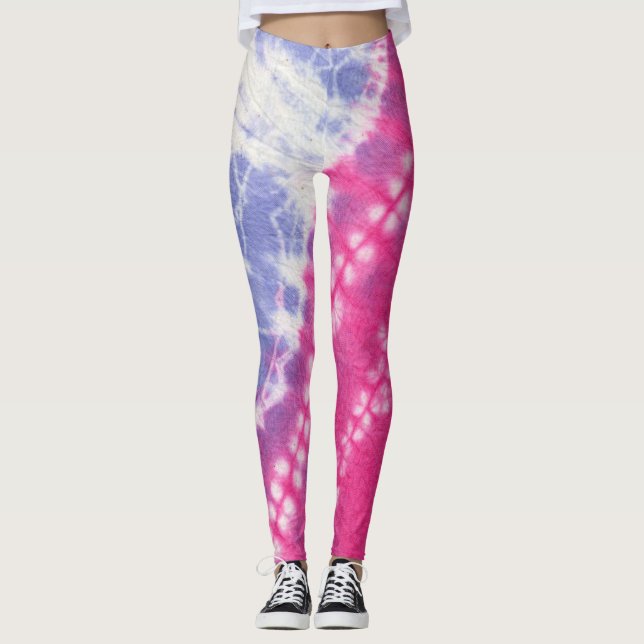 Pink Tie Dye Leggings (Front)