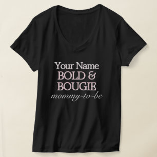 Pink Tiffany Theme Mummy Pregnancy Baby Shower T-Shirt