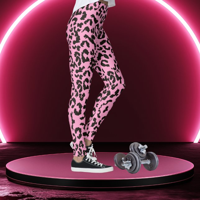 Pink Tiger Print  Leggings (Creator Uploaded)
