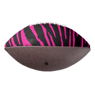 Pink Tiger Stripes American Football