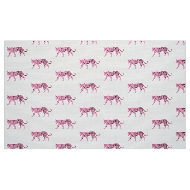 Pink Tigers Fabric (Fat Quarter)