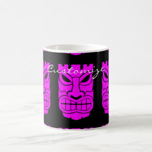 Pink Tiki Sculpture Thunder_Cove Coffee Mug