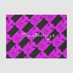 Pink Tiki Sculpture Thunder_Cove Tissue Paper
